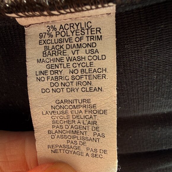 Black Diamond brown sleeveless soft zip up collared vest women's size XS - Picture 10 of 10